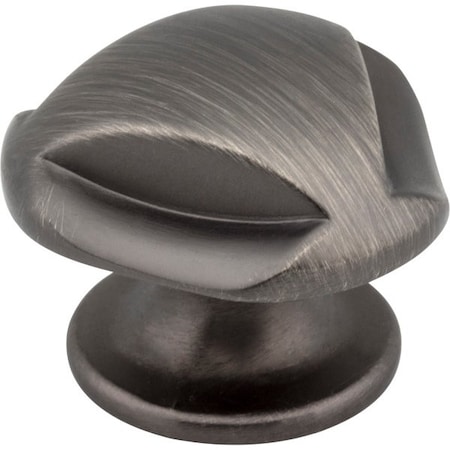 Jeffrey Alexander 1-5/16" Overall Length Brushed Pewter Chesapeake Cabinet Knob 915BNBDL